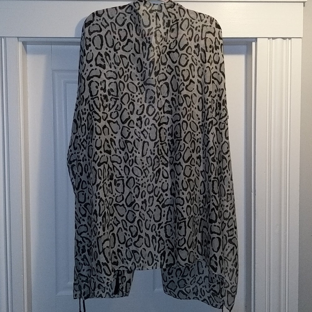 Lane Bryant Animal Print Leopard Cover Up NWT - Picture 5 of 5